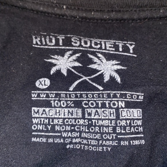 Riot society short sleeve T-shirt - Picture 3 of 3